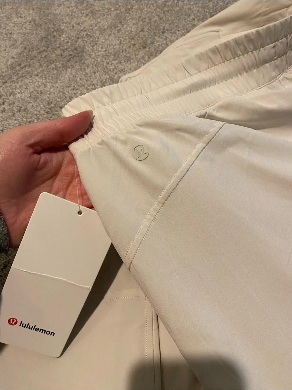 Lululemon Swift Wide Leg Mid-Rise Pants NWT Bone